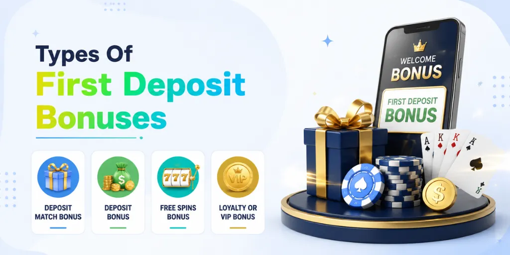 Types Of First Deposit Bonuses