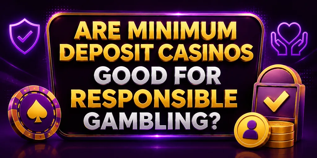 Are Minimum Deposit Casinos Good For Responsible Gambling?