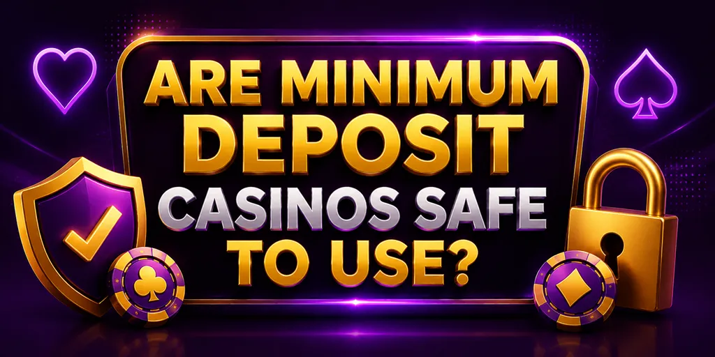 Are Minimum Deposit Casinos Safe To Use?