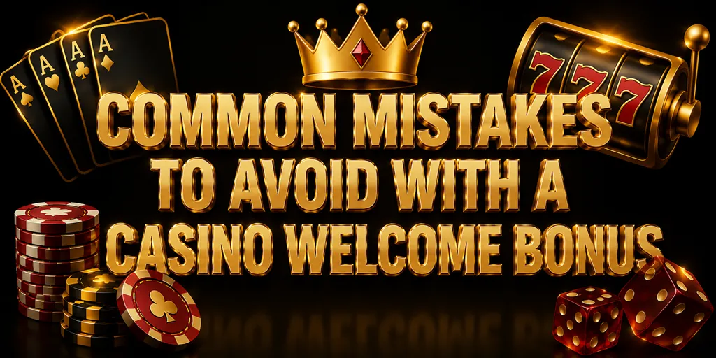 Common Mistakes To Avoid With A Casino Welcome Bonus