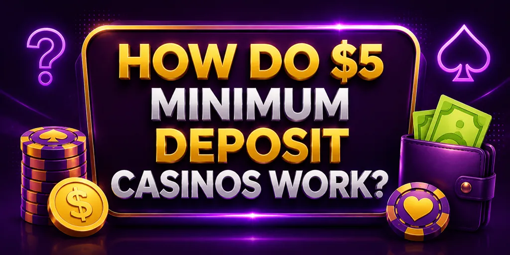 How Do $5 Minimum Deposit Casinos Work?