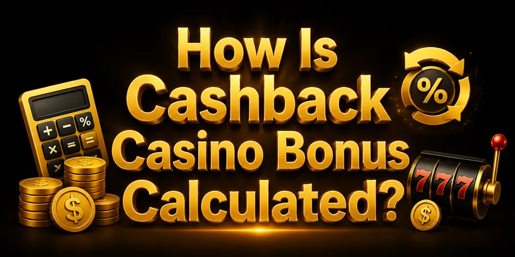 How Is Cashback Casino Bonus Calculated?