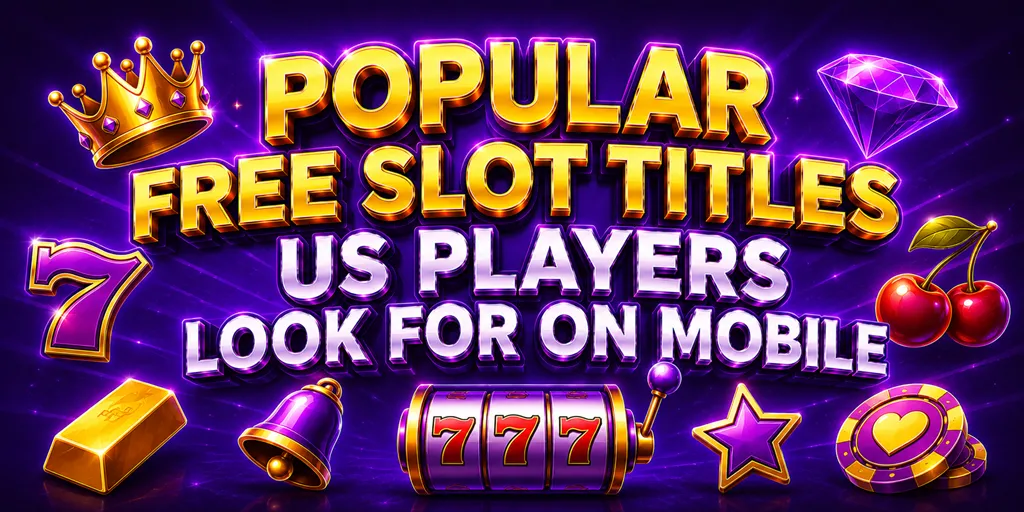 Popular Free Slot Titles US Players Look For On Mobile