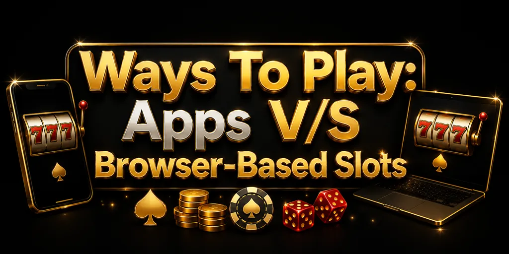 Ways To Play: Apps V/S Browser-Based Slots
